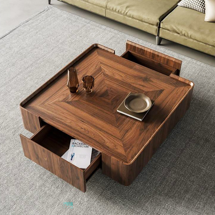 Low coffee deals table with storage